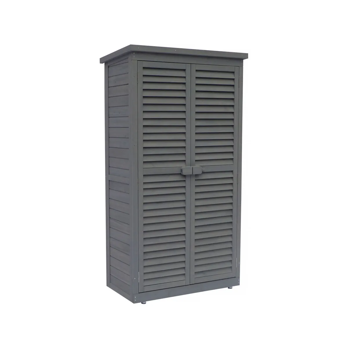 Armoire de jardin [ ]Space[ ] - 87 x 46.5 x 160 cm - Anthracite