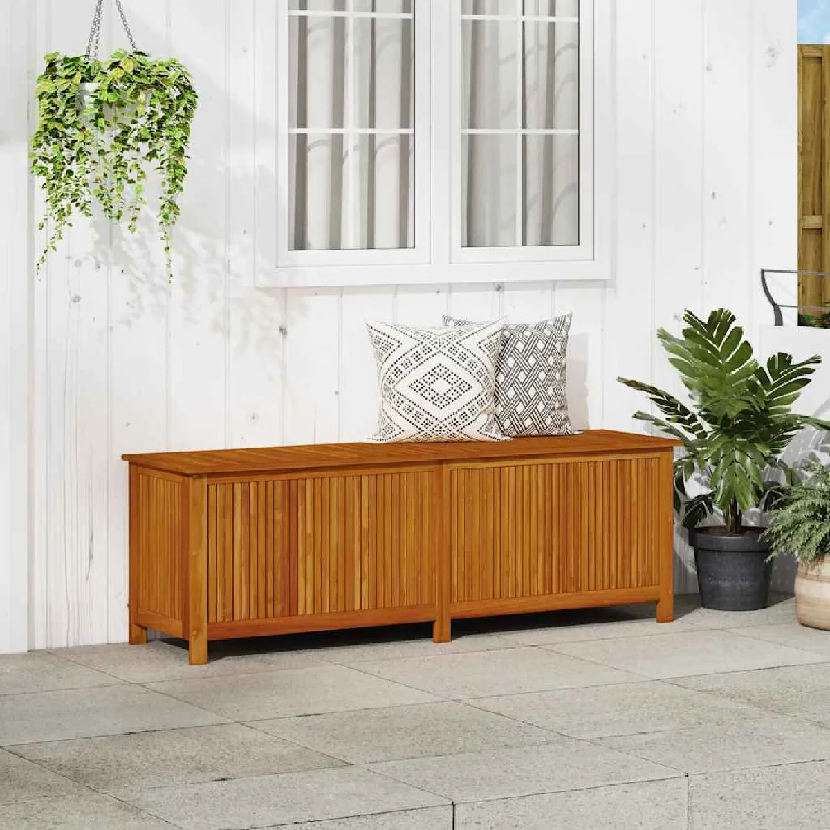 VIDAXL Boîte de rangement jardin Acacia - vue 6