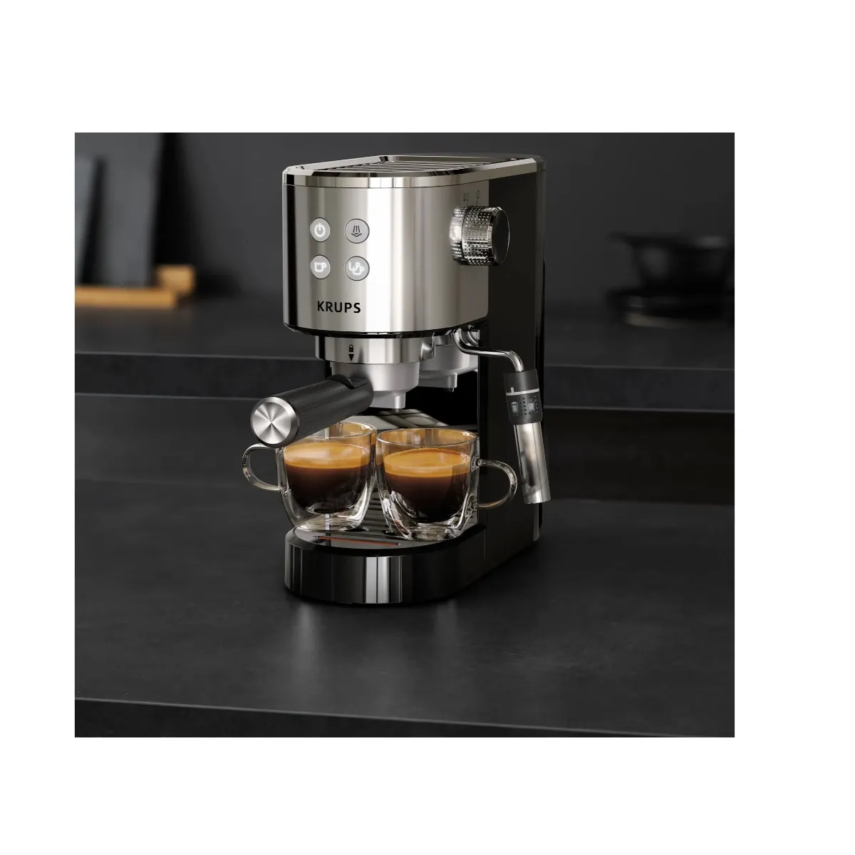 KRUPS Machine Expresso automatique Inox Virtuoso + XP444C10 - vue 4