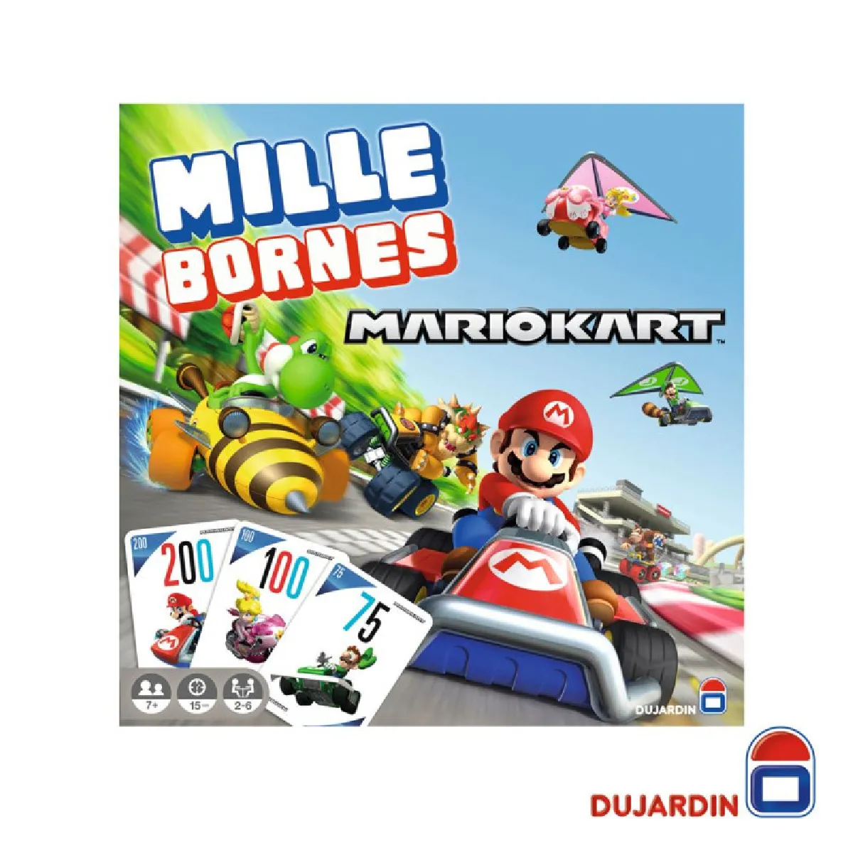 DUJARDIN  Jeu de cartes Mille Bornes Mario Kart