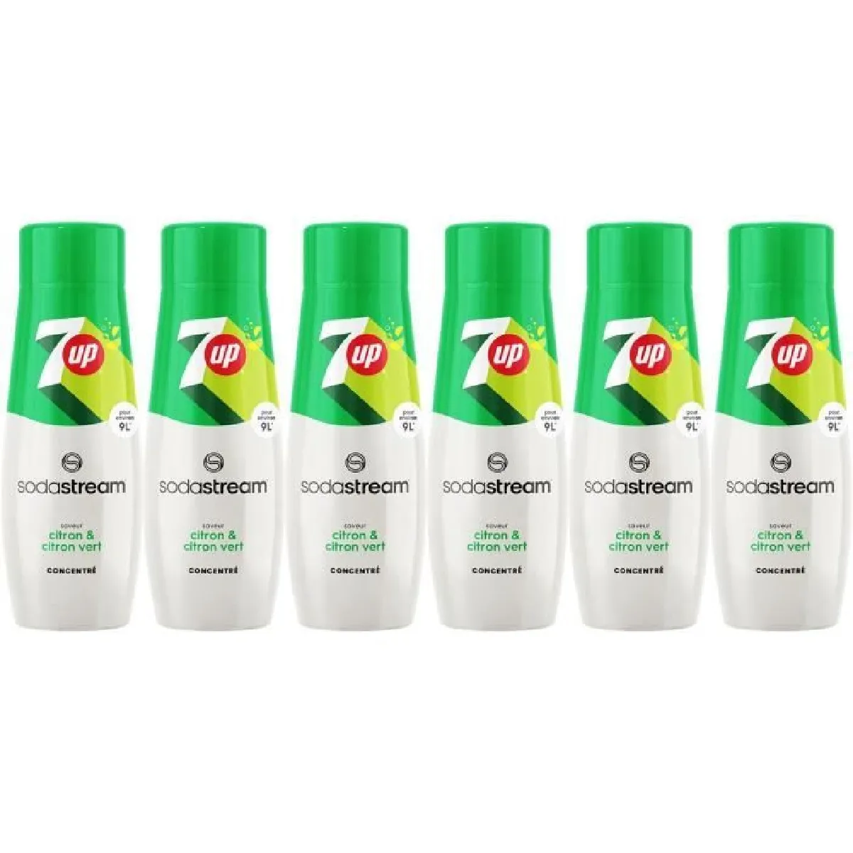 SODASTREAM  Concentr&eacute; 7UP - Lot de 6