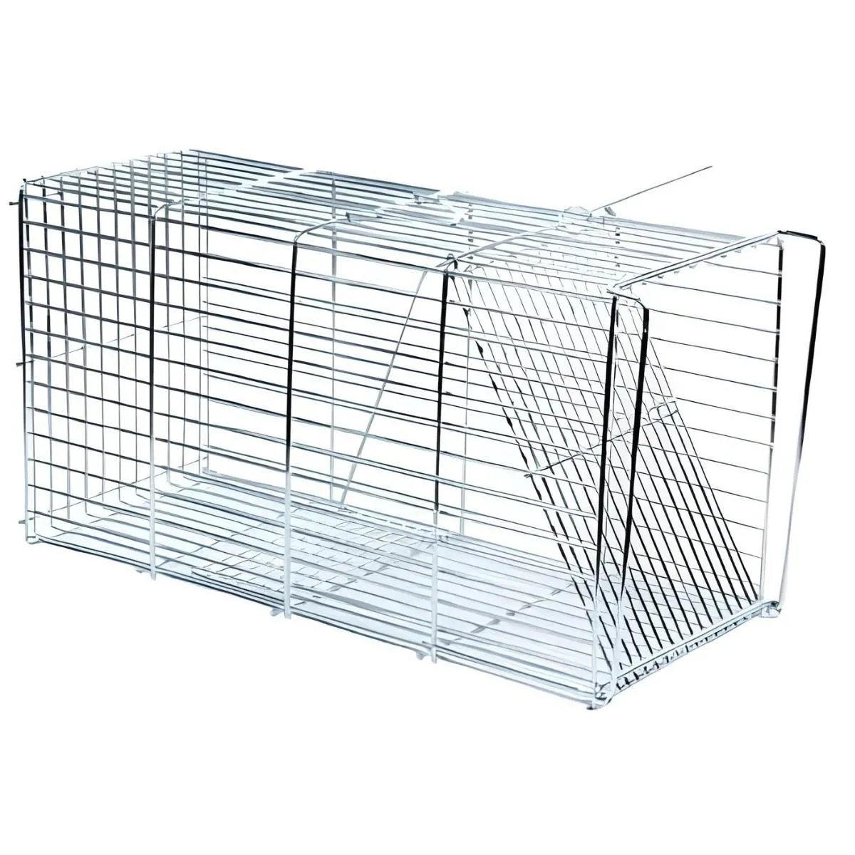 Meilleurs prix pour Piège pour lapins en Zinc coloris Gris - 46 x 26 x 23 cm