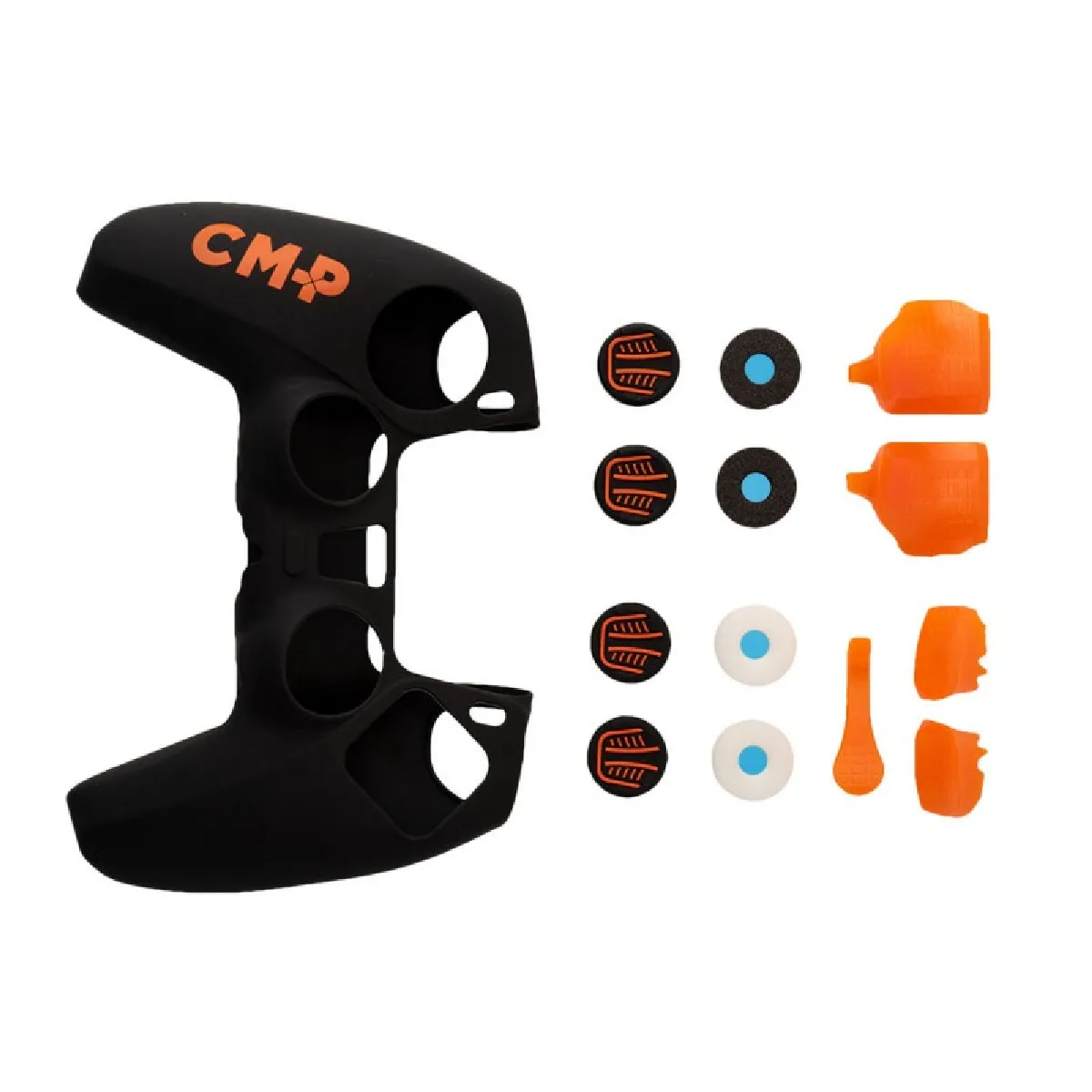Just For Games Noir/Orange Kit Accessoire Control Mod Pro Pour Manette Ps5 Et - Image 4