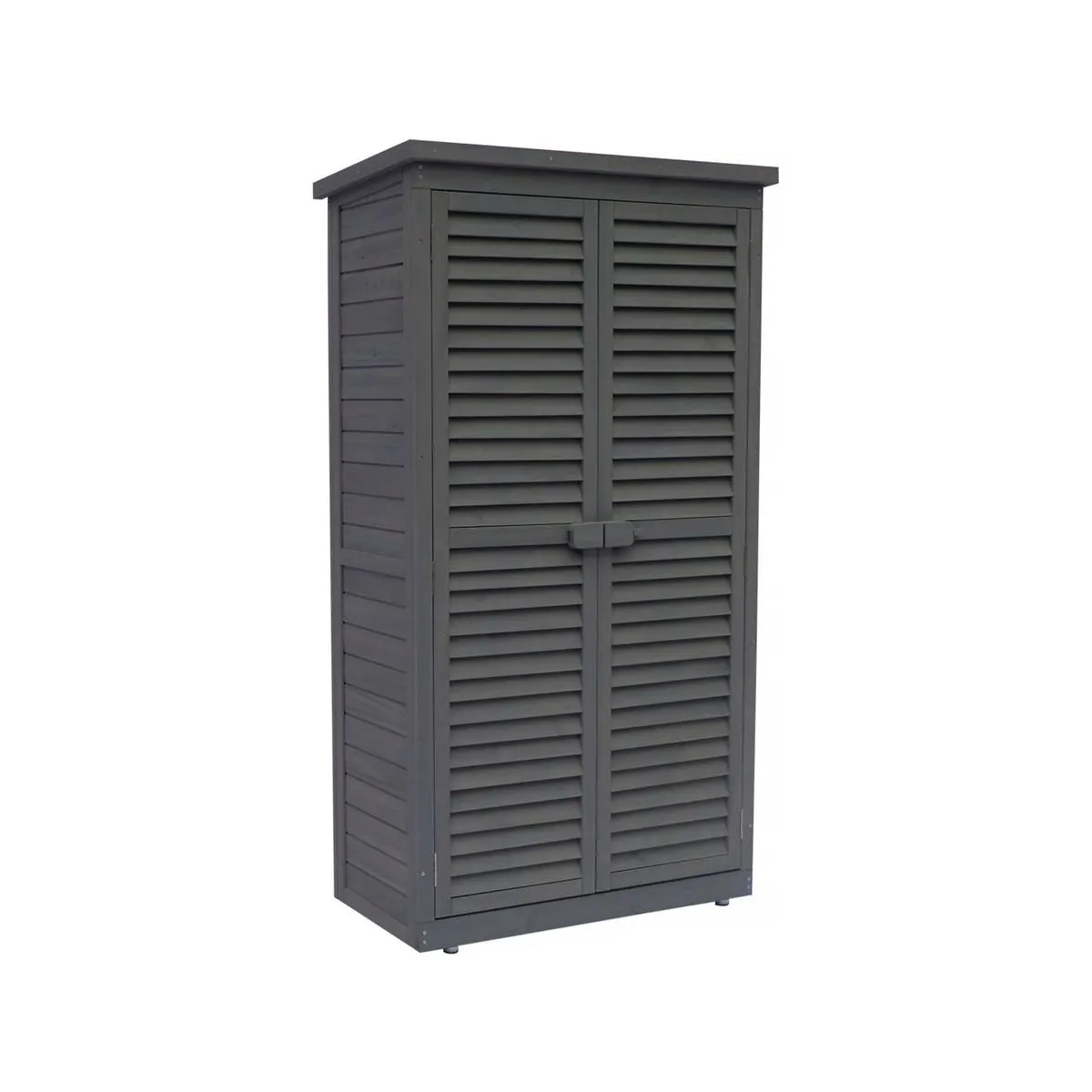 Armoire de jardin [ ]Space[ ] - 87 x 46.5 x 160 cm - Anthracite