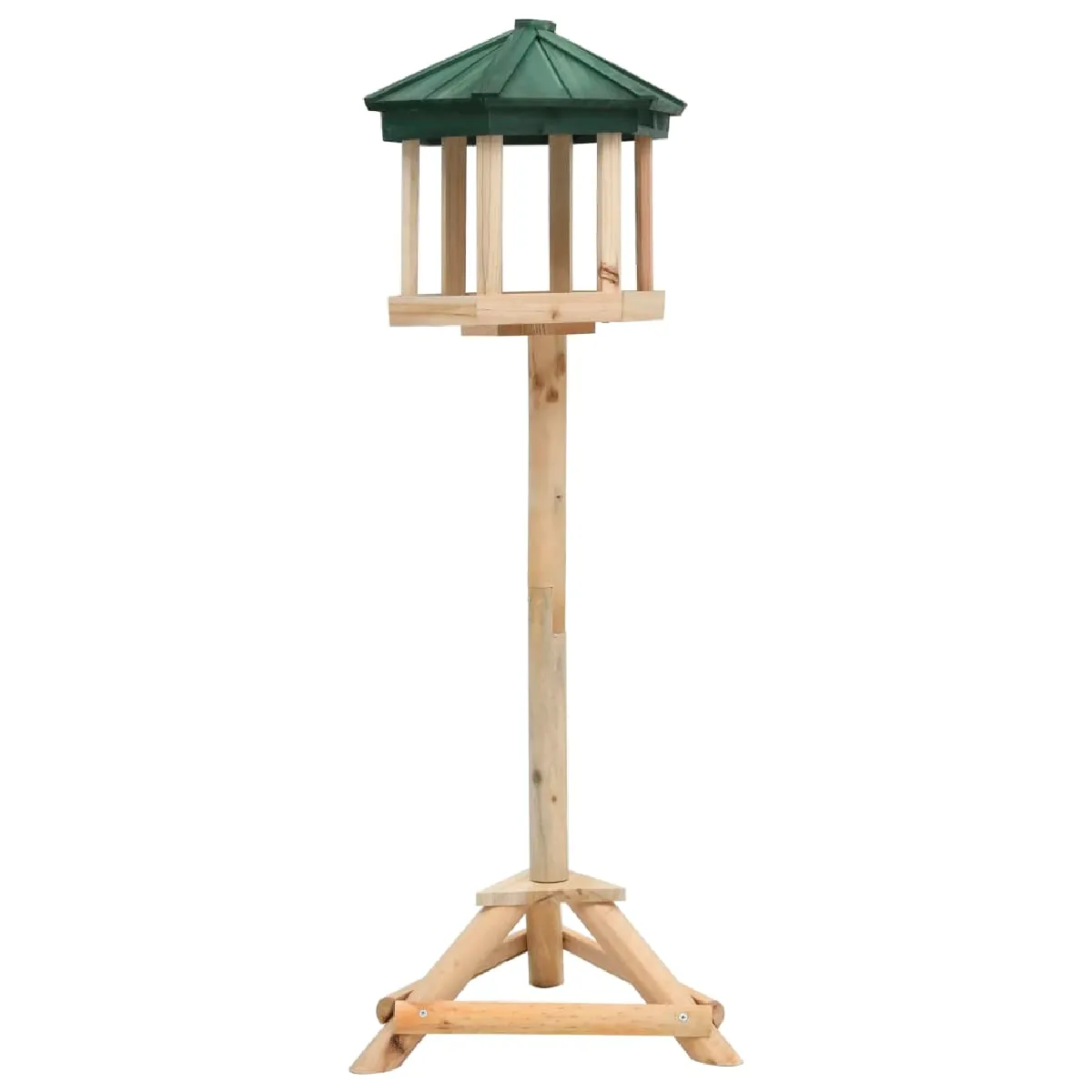 vidaXL Mangeoire sur Pied Bois de Sapin
