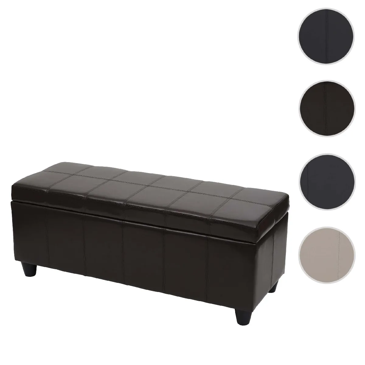 Mendler Marron Coffre De Rangement Kriens