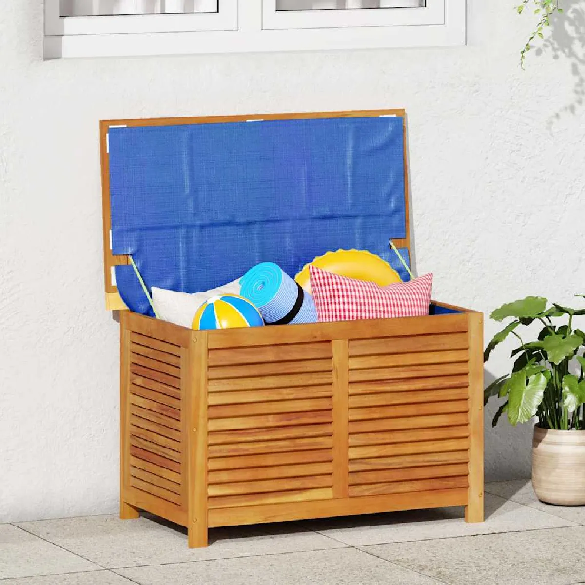 Vidaxl Boîte de rangement Marron - vue 1