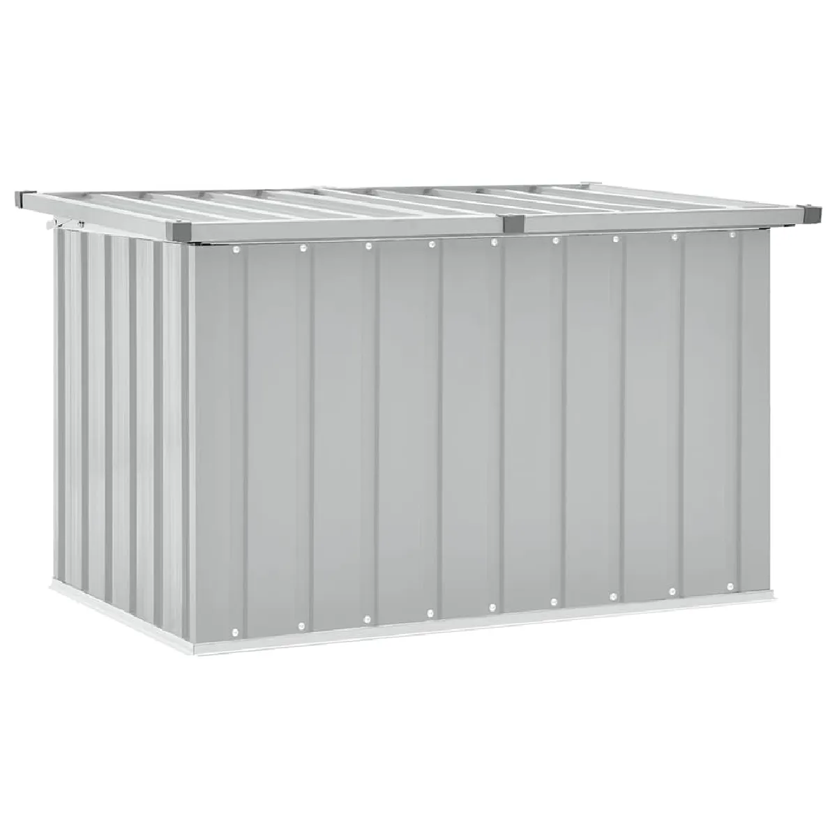 vidaXL Boîte de rangement - Gris