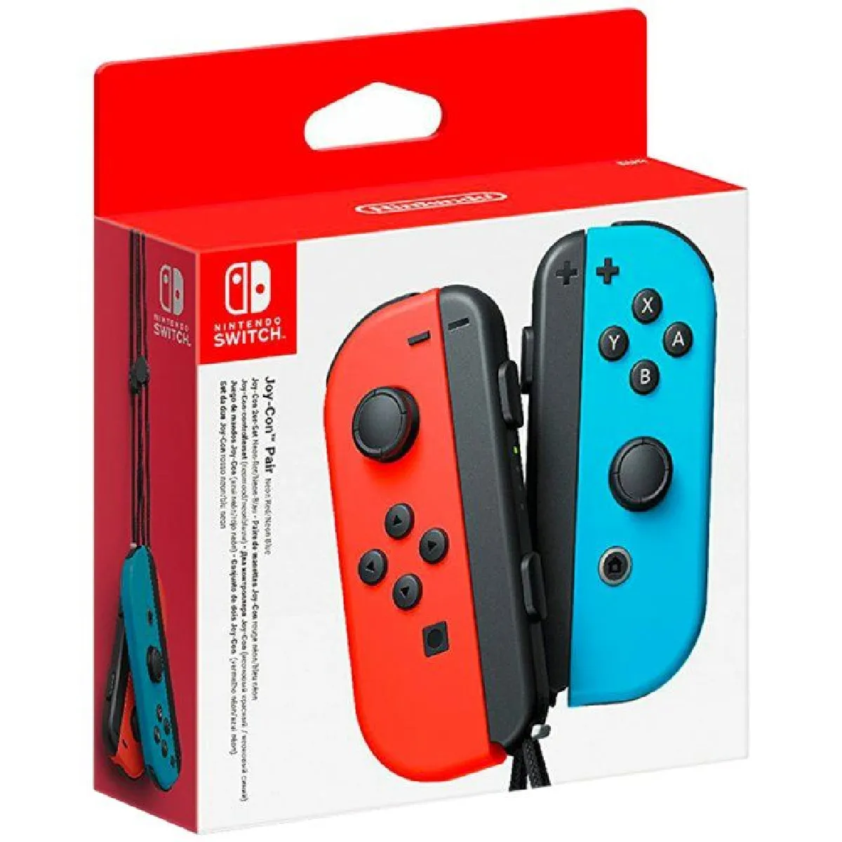 Nintendo Joy-Con - Rouge néon et bleu