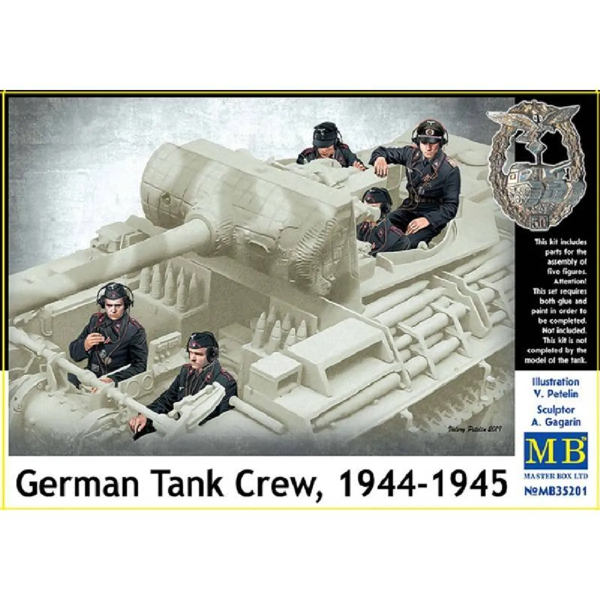 Masterbox - Maquette German Tank Crew 1944-1945 - Échelle 1:35 - Image 3