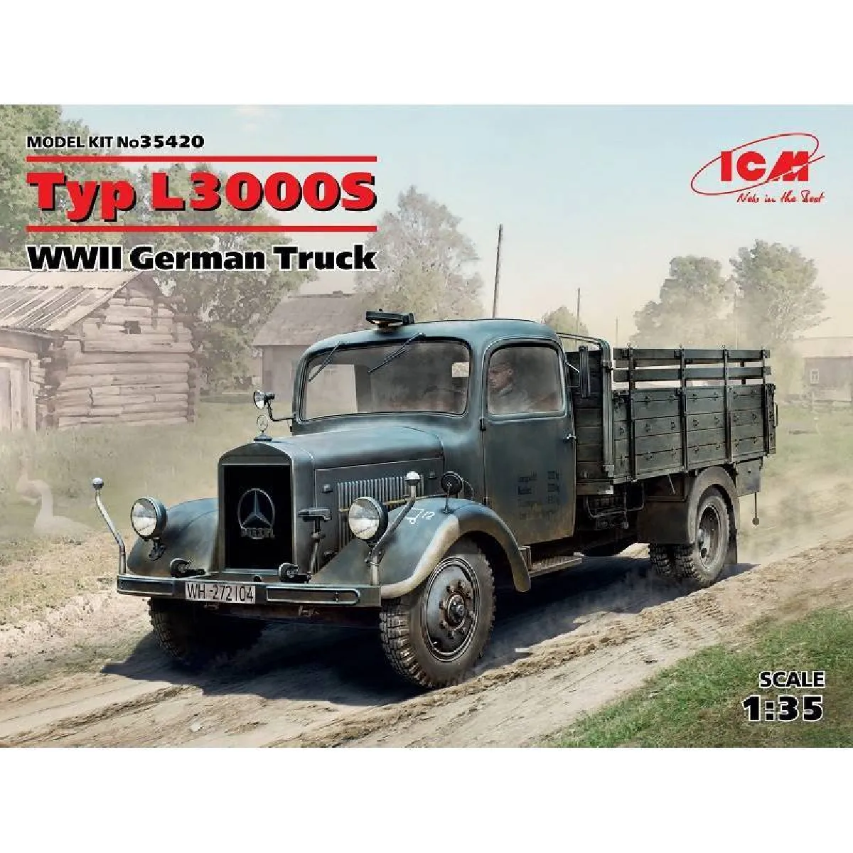 Non Communiqué Typ L3000s, Wwii German Truck - 1:35E - Icm - Image 2