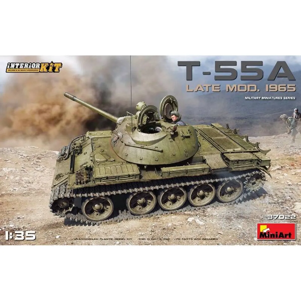MINIART  37022 T-55A Late Mod.1965 Interior Kit de mod&eacute;lisme Gris