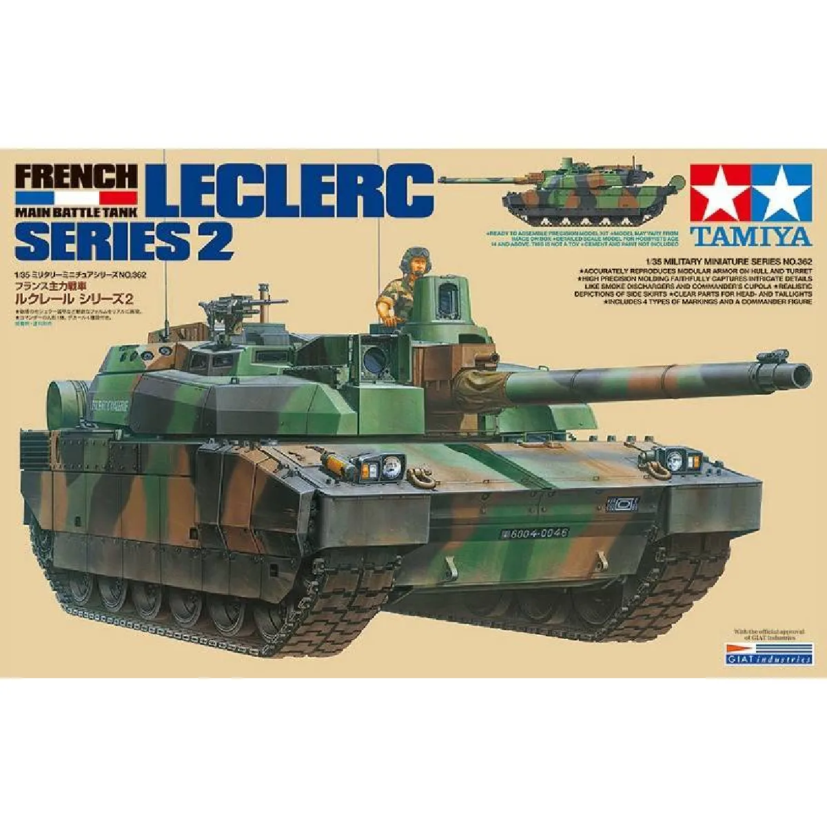 TAMIYA  maquette char Leclerc Series 2 - 1/35