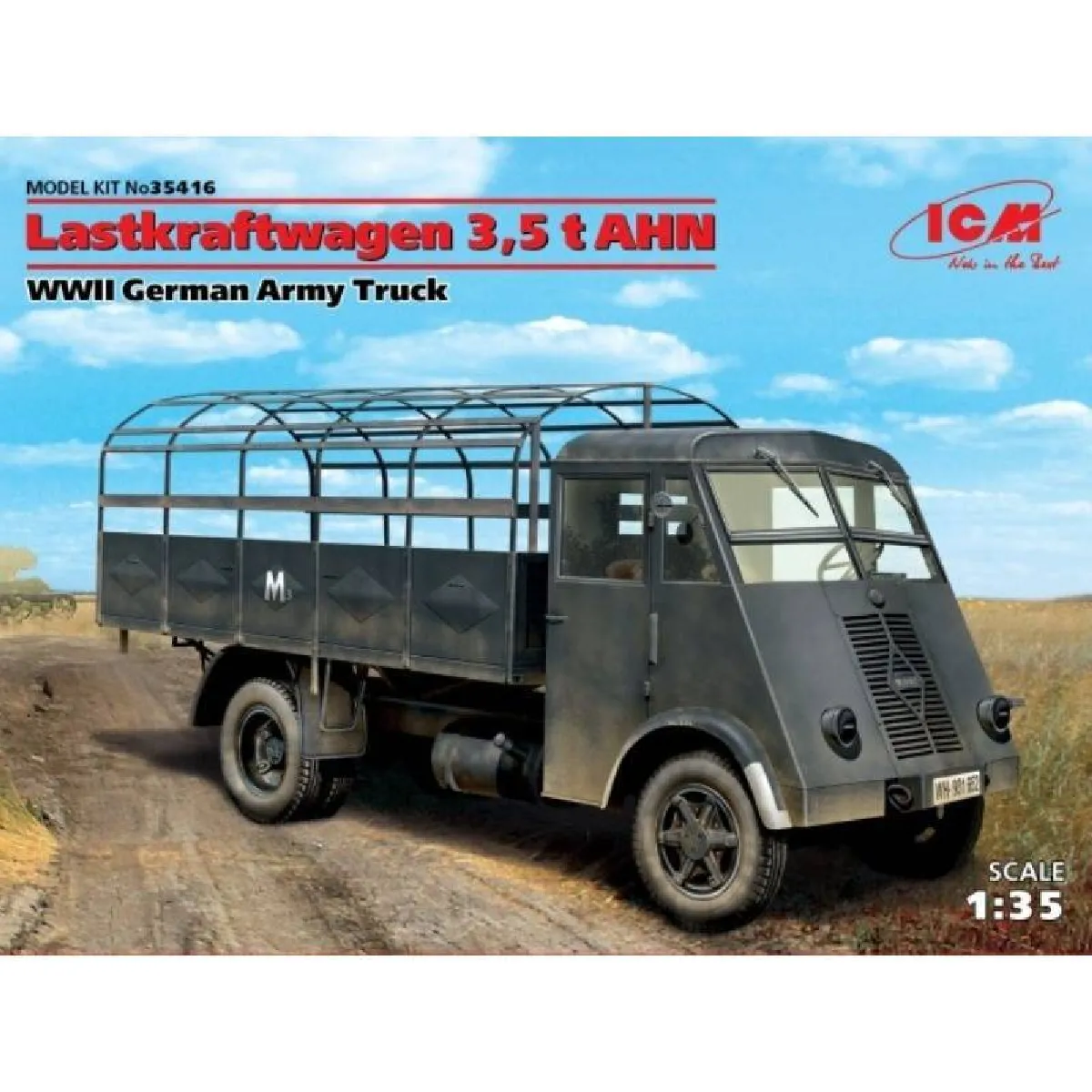 Non Communiqué Lastkraftwagen 3,5T Ahn - 1:35E - Icm - Image 3