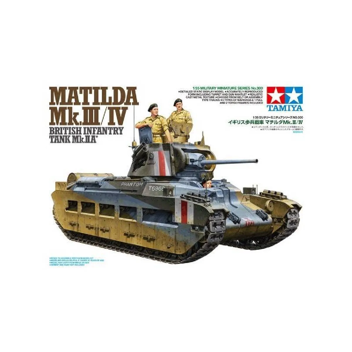 TAMIYA  maquette char Matilda Mk. III/IV 1/35