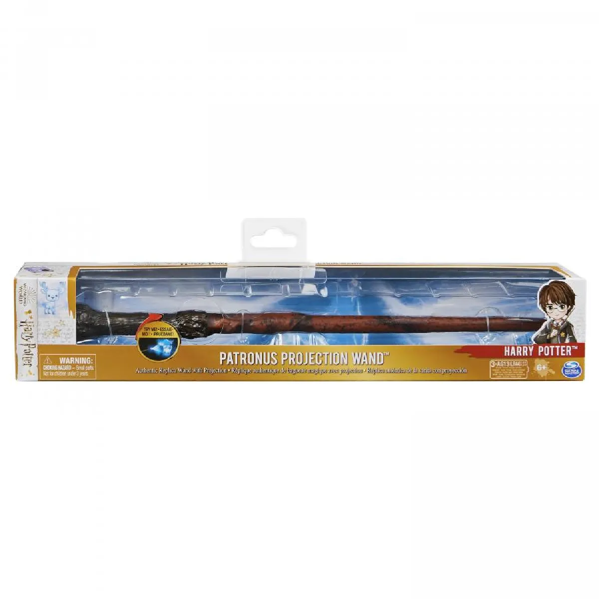 Wizarding World Harry Potter Baguette Magique Projection Patronus Harry Potter Baguette Magique à Collectionner 30 cm Projection Lumineuse Patronus Et Effet Tremblement Jouet Enfant Et +
