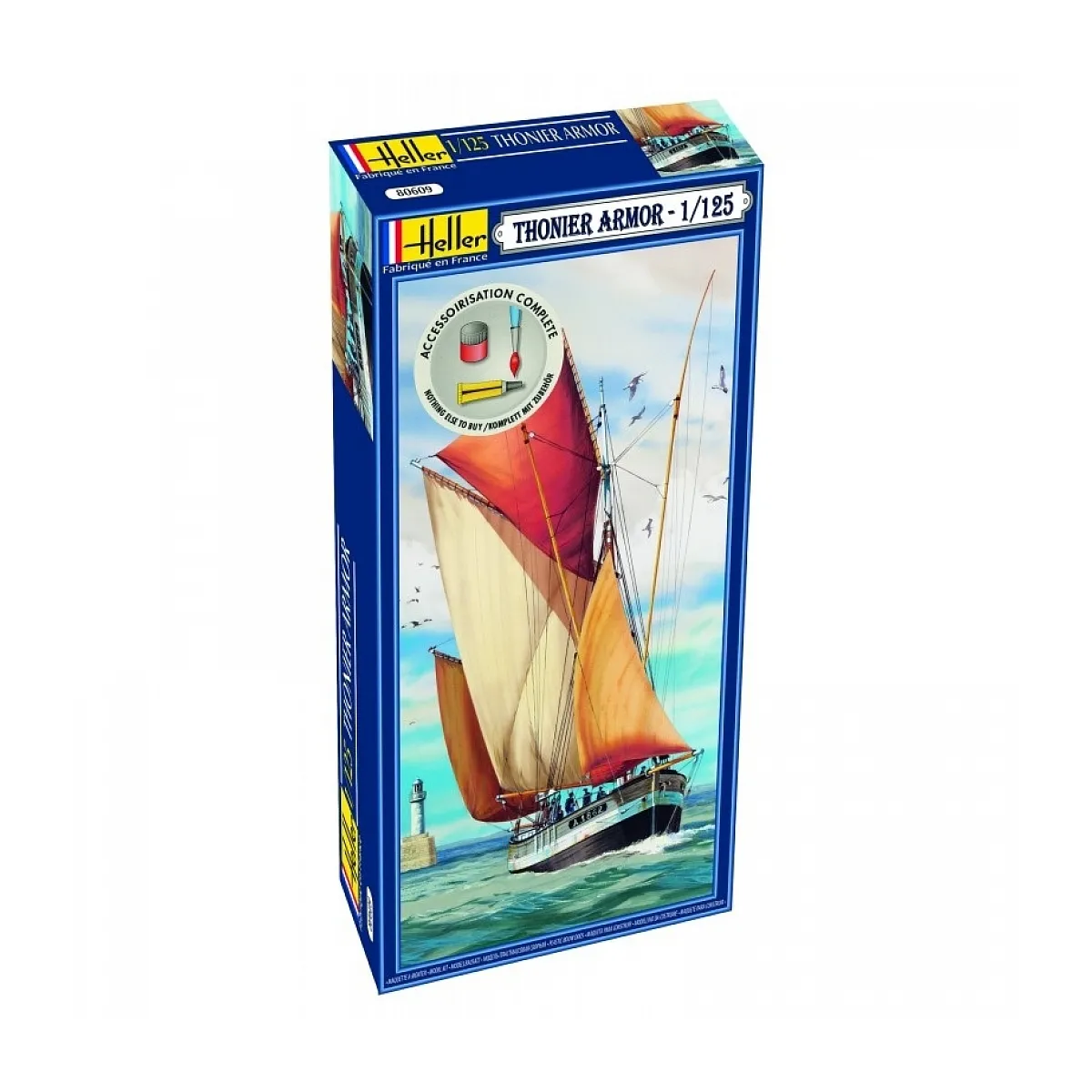 HELLER  maquette bateau Thonier Armor - &Eacute;chelle 1/125