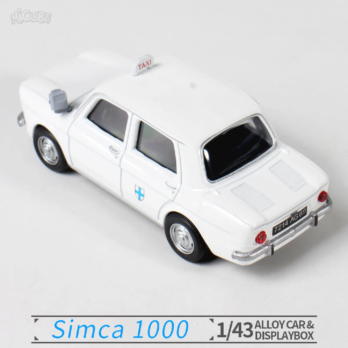 Miniature Minialuxe Simca 1000 1/43 – Bleu – Année 1961 – Avec Boîte D'origine