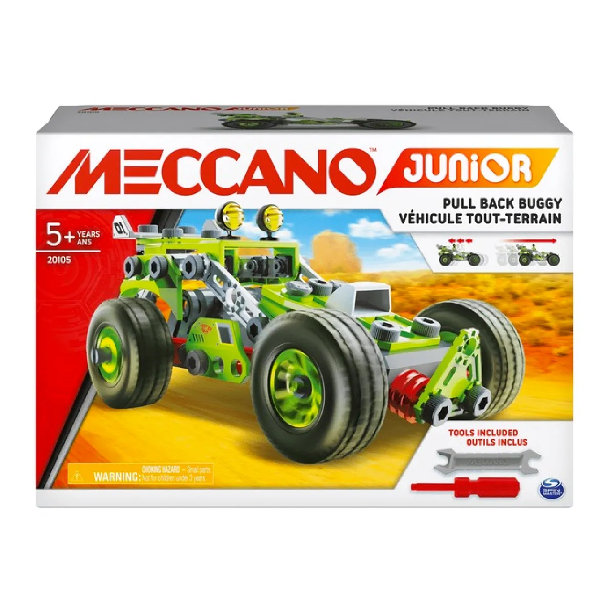 Meccano Junior Pull-Back Buggy