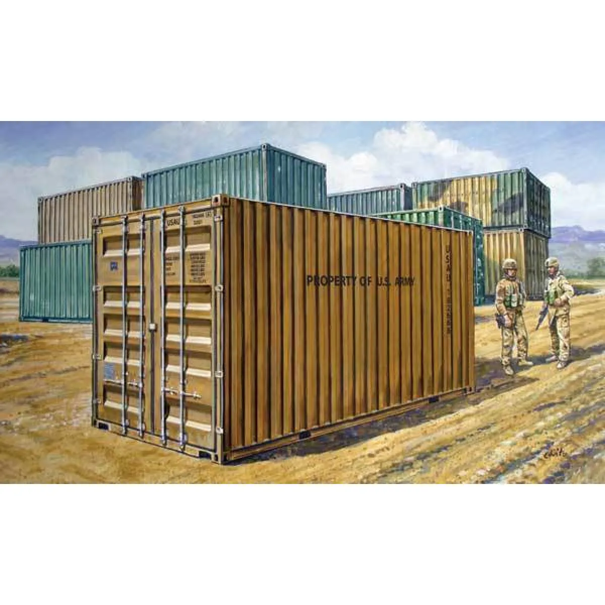 Italeri Maquette Militaire : Container 20' - Image 2