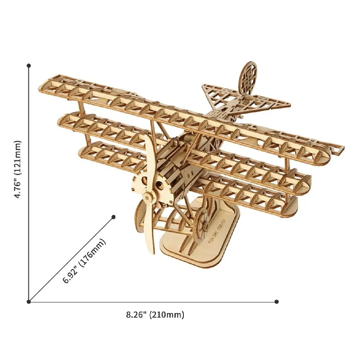 Rolife - Maquette en bois - Avion Moderne 3D - 145 pièces - Image 4