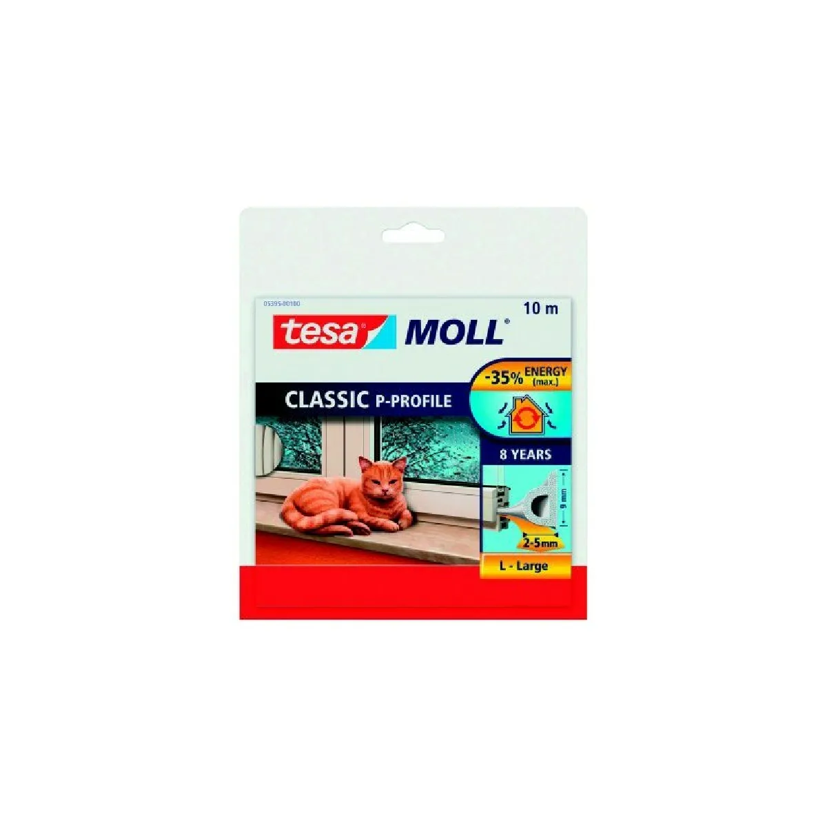 Tesa Marron Moll Classic P-Profil Calfeutrage Caoutchouc, - Image 3