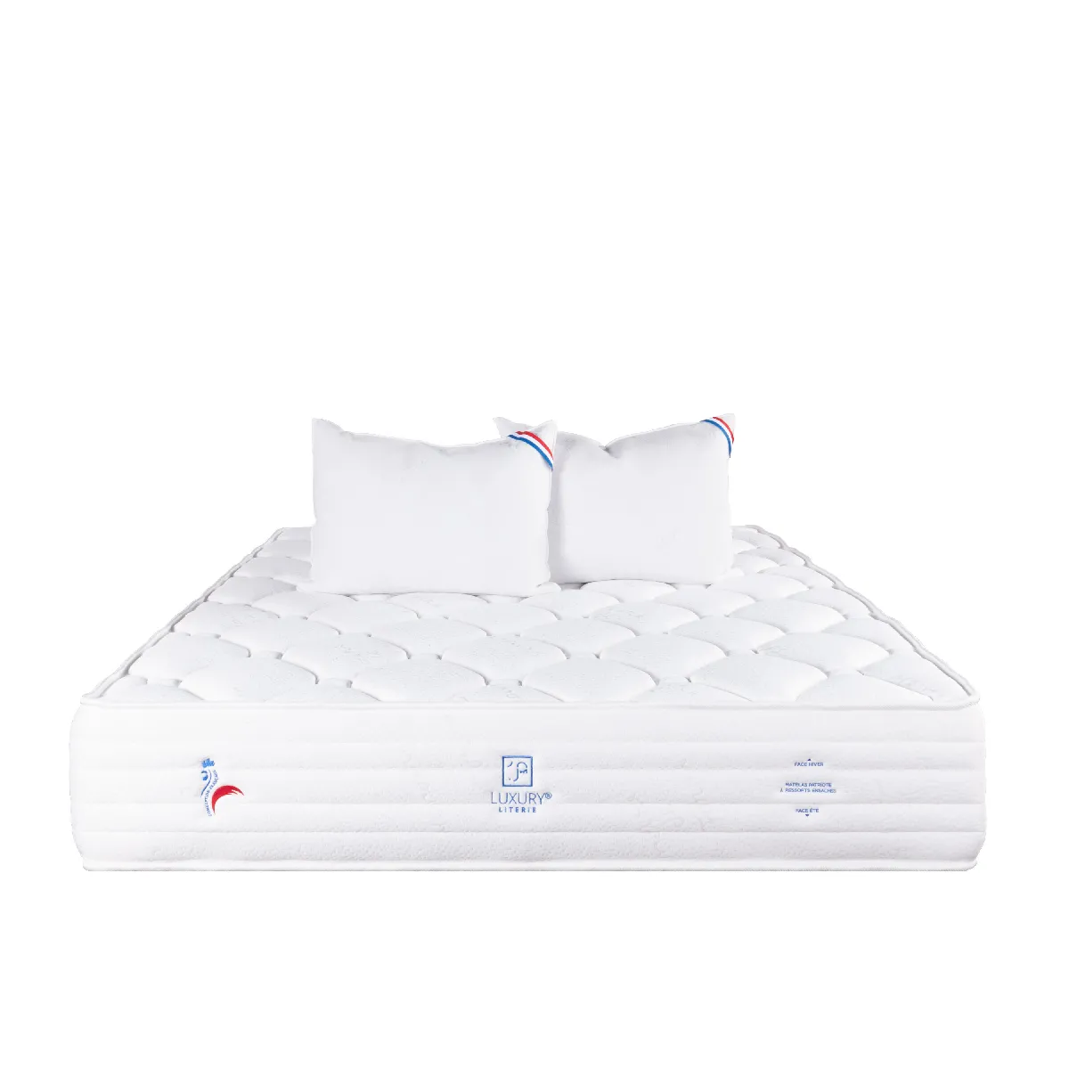 Luxury Literie Matelas Patriote 140x200 + Oreillers Luxury Literie Matelas Patriote 140x200 + Oreillers