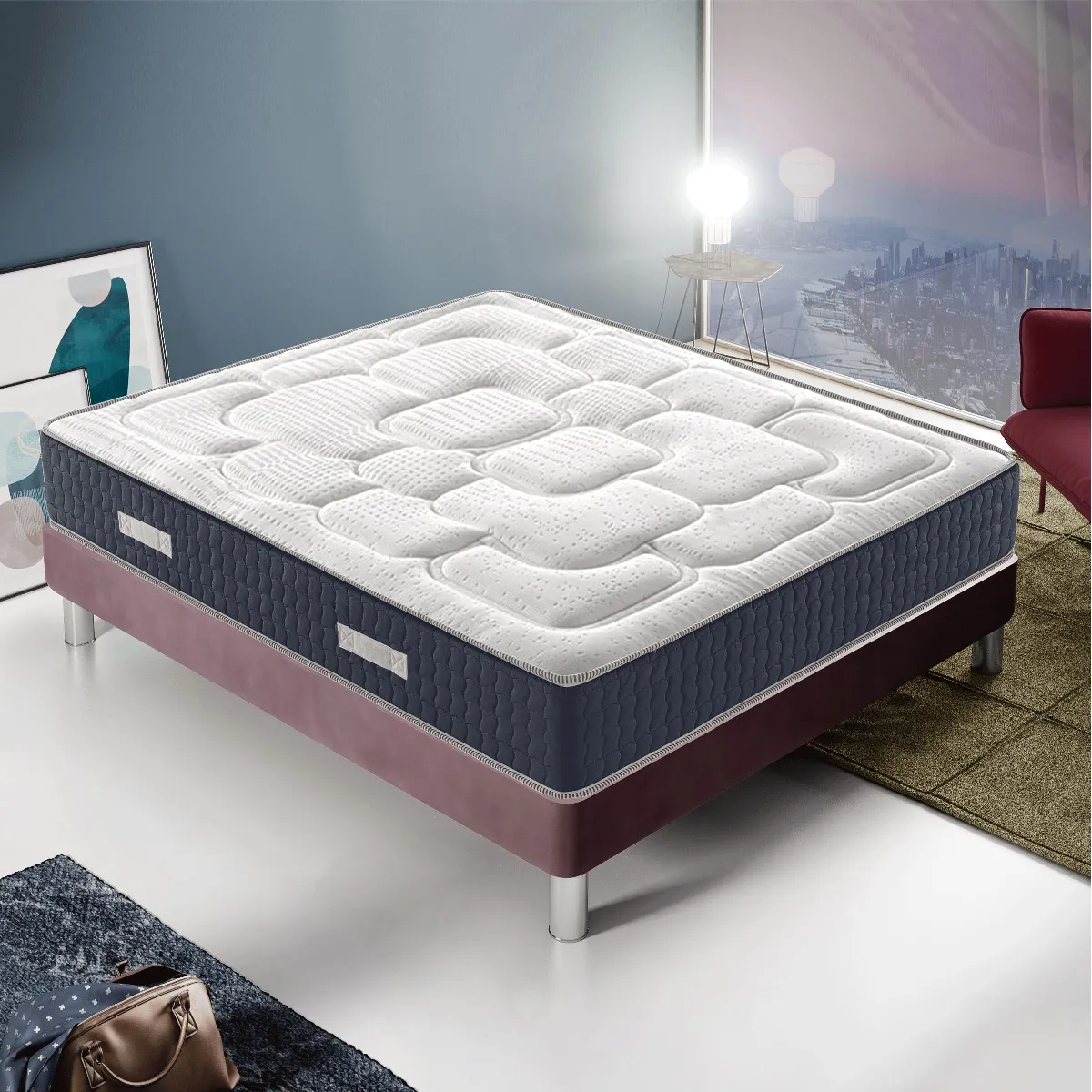 Matelas 180x200 cm à Mémoire de Forme ROYAL MEMORY Matelas 180x200 cm à Mémoire de Forme ROYAL MEMORY