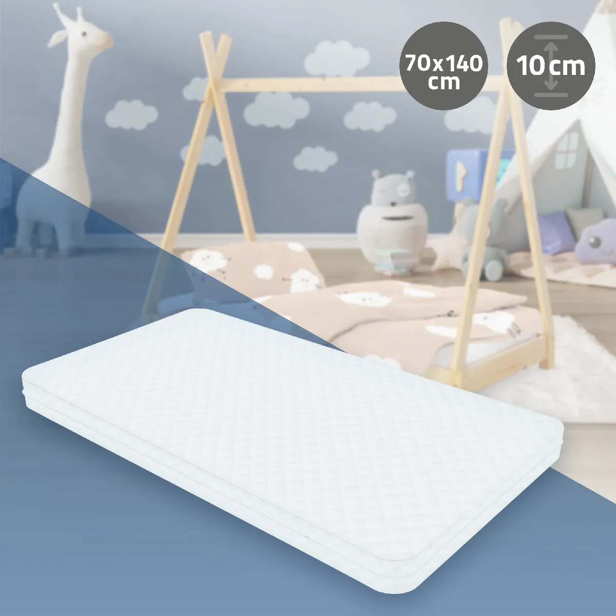 ML design modern living Matelas enfant 70x140 ML design modern living Matelas enfant 70x140