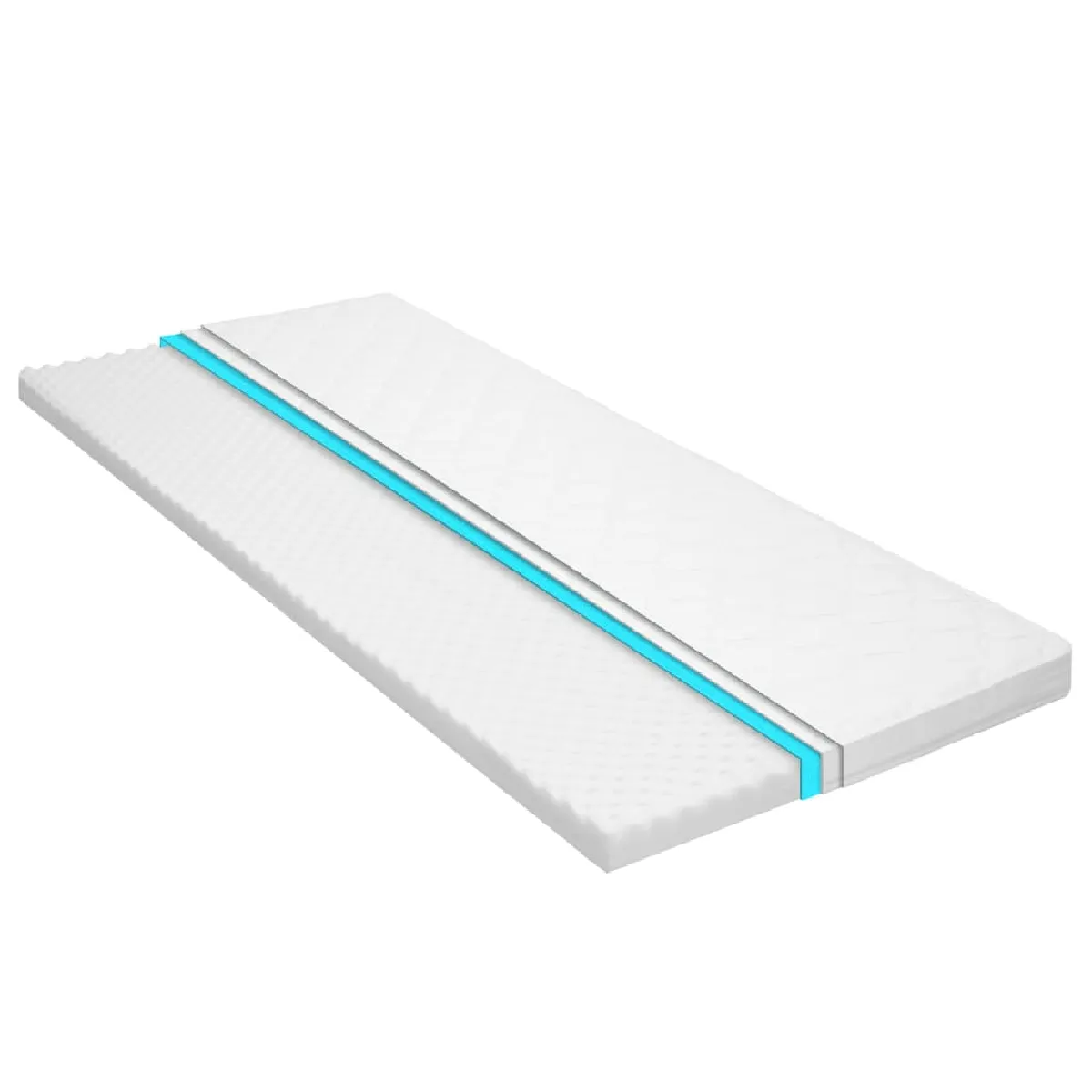 VidaXL Profild'œuf Surmatelas 120x200 cm