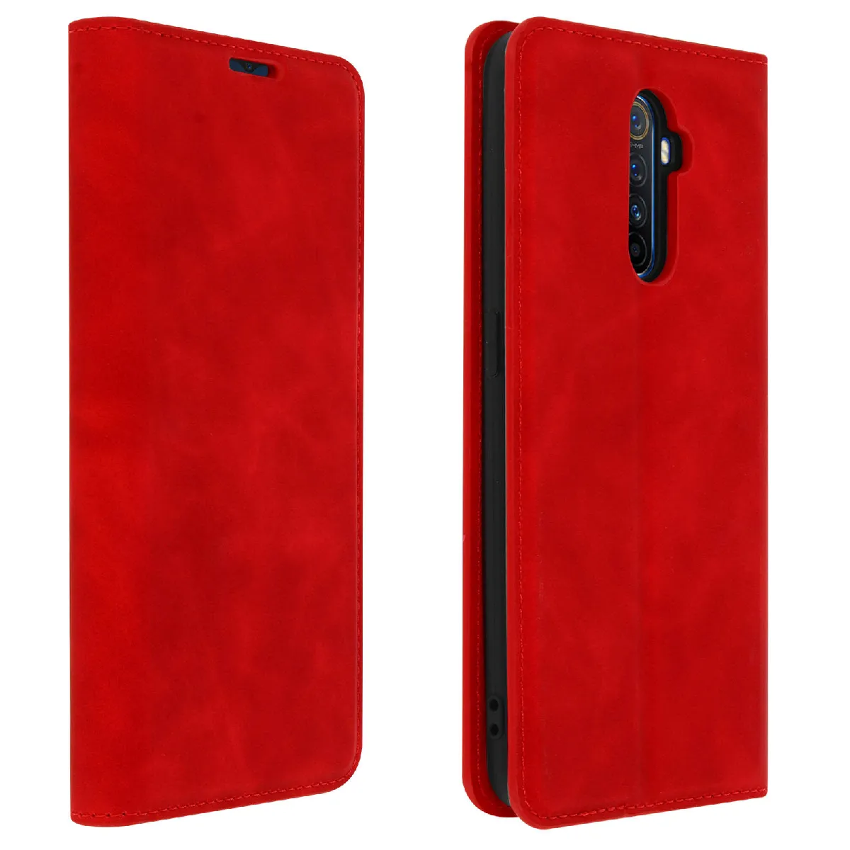 Avizar Housse pour Realme X2 Pro Rouge Coque étui smartphone
