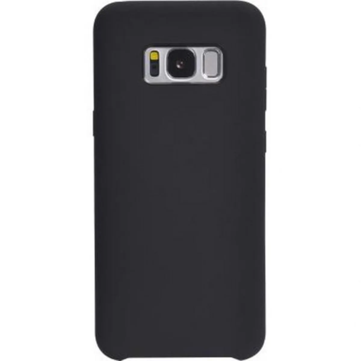 Bigben Noir Connected Coque Pour Galaxy S8 Rigide En Silicone Soft Touch