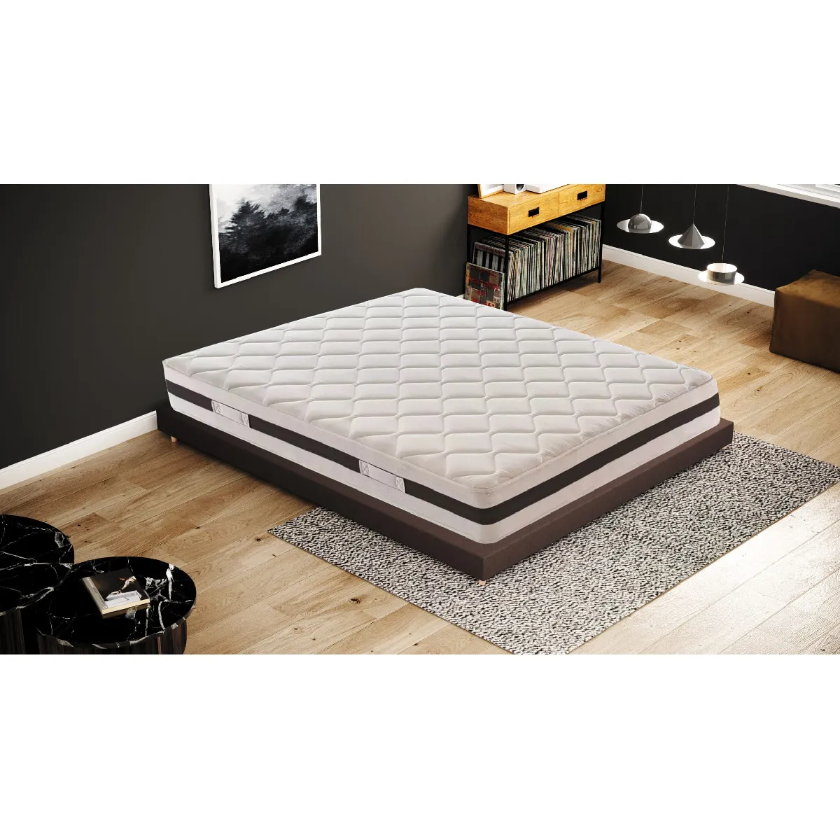 Matelas Ressort + Mémoire de forme 140x200 cm SPRING Matelas Ressort + Mémoire de forme 140x200 cm SPRING