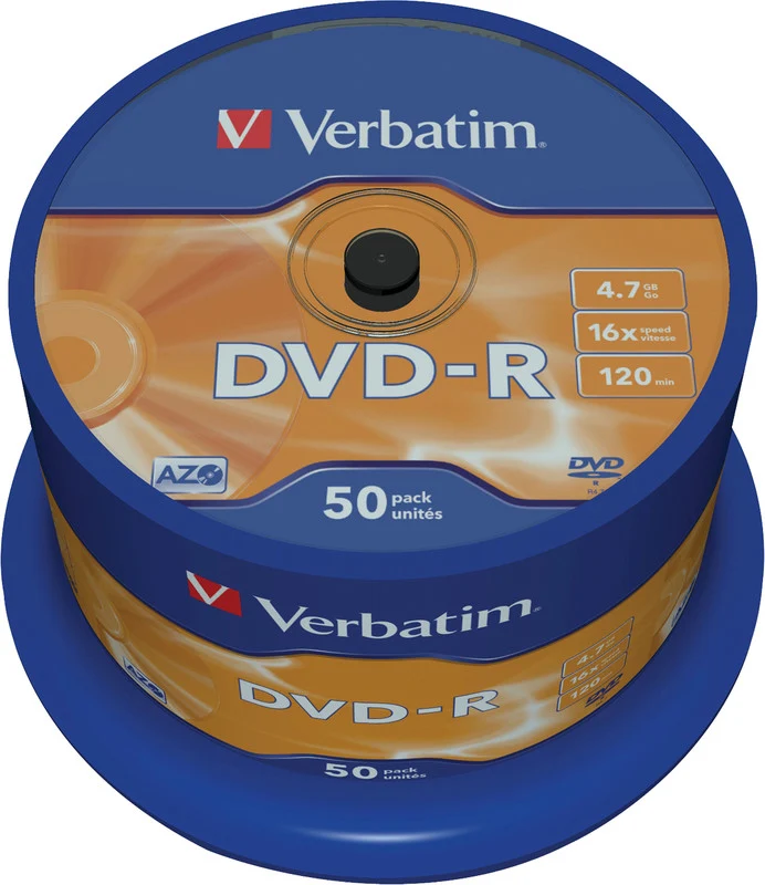 Verbatim DVD R 4.7 Go 16x par 50 spindle