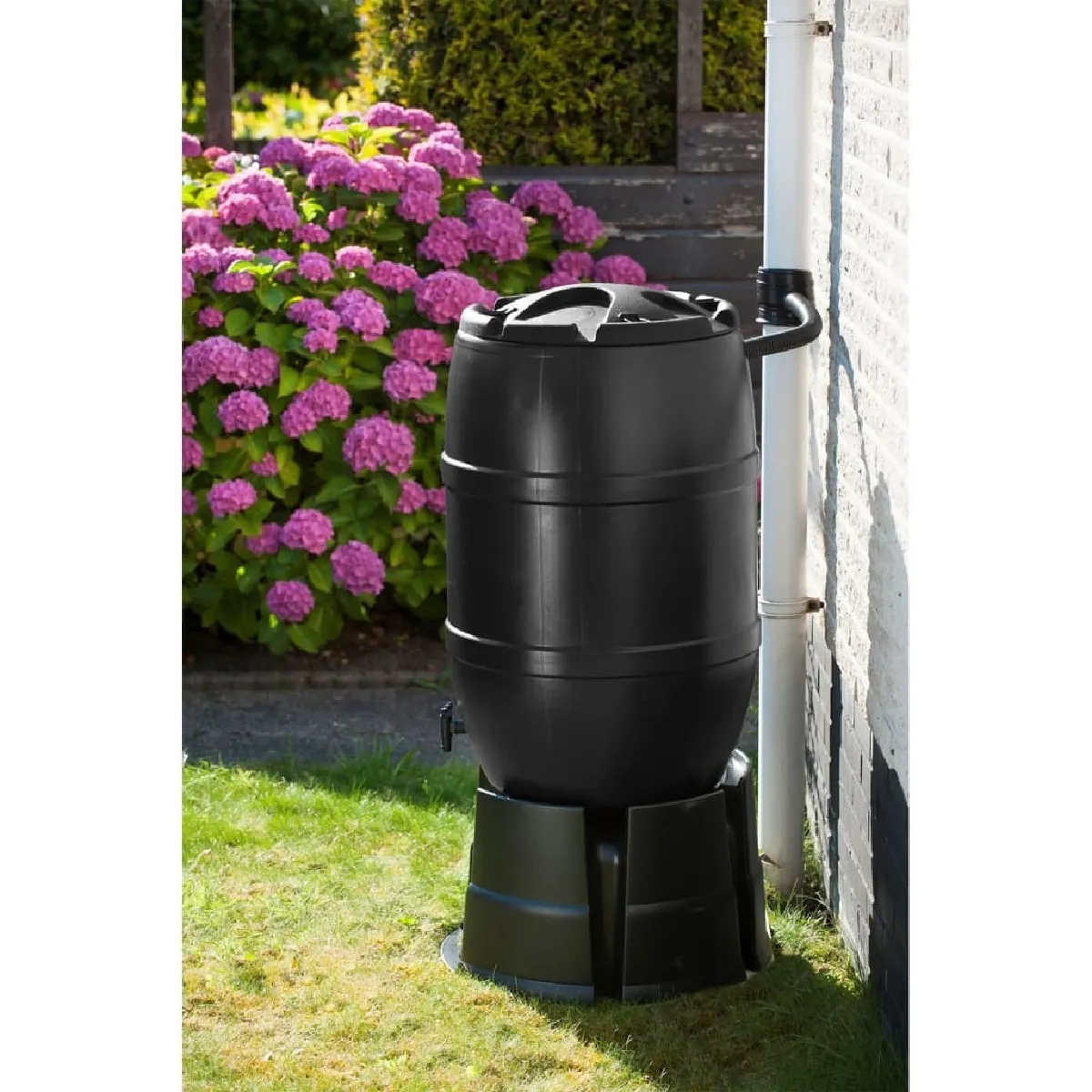 NATURE  R&eacute;cup&eacute;rateur d'eau de pluie 120 L Noir