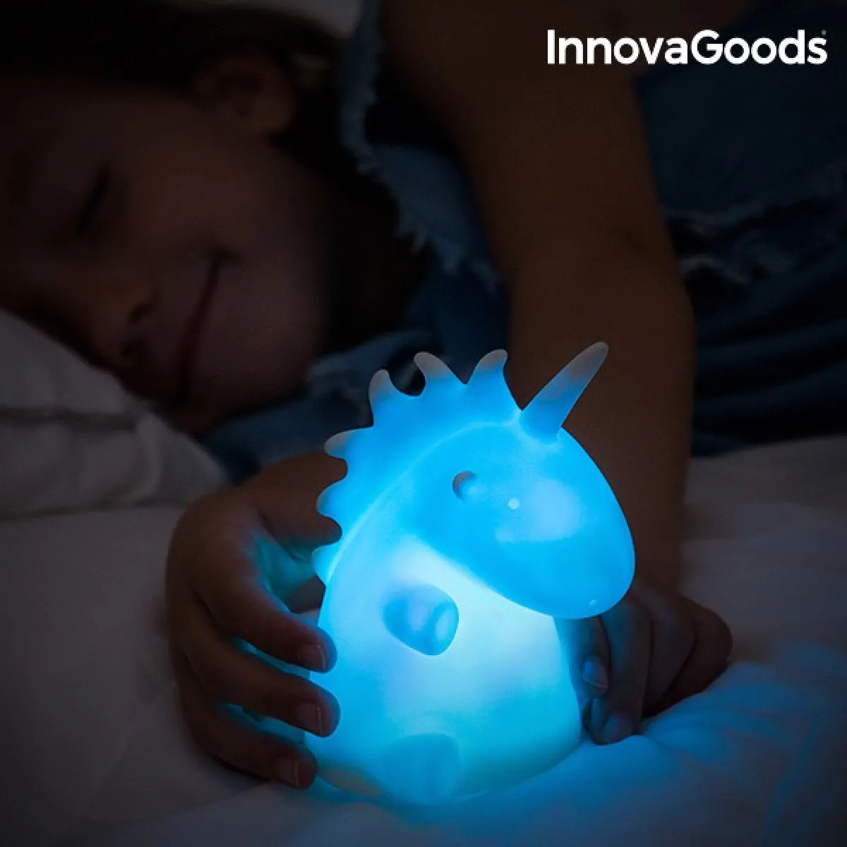 TOTALCADEAU Lampe multicolore Licorne - Veilleuse enfant