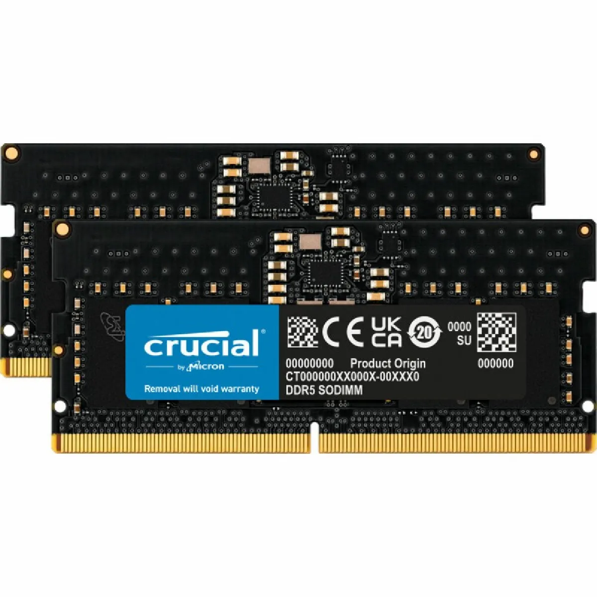 CRUCIAL  CT2K8G48C40S5 16Go 4800MHz DDR5