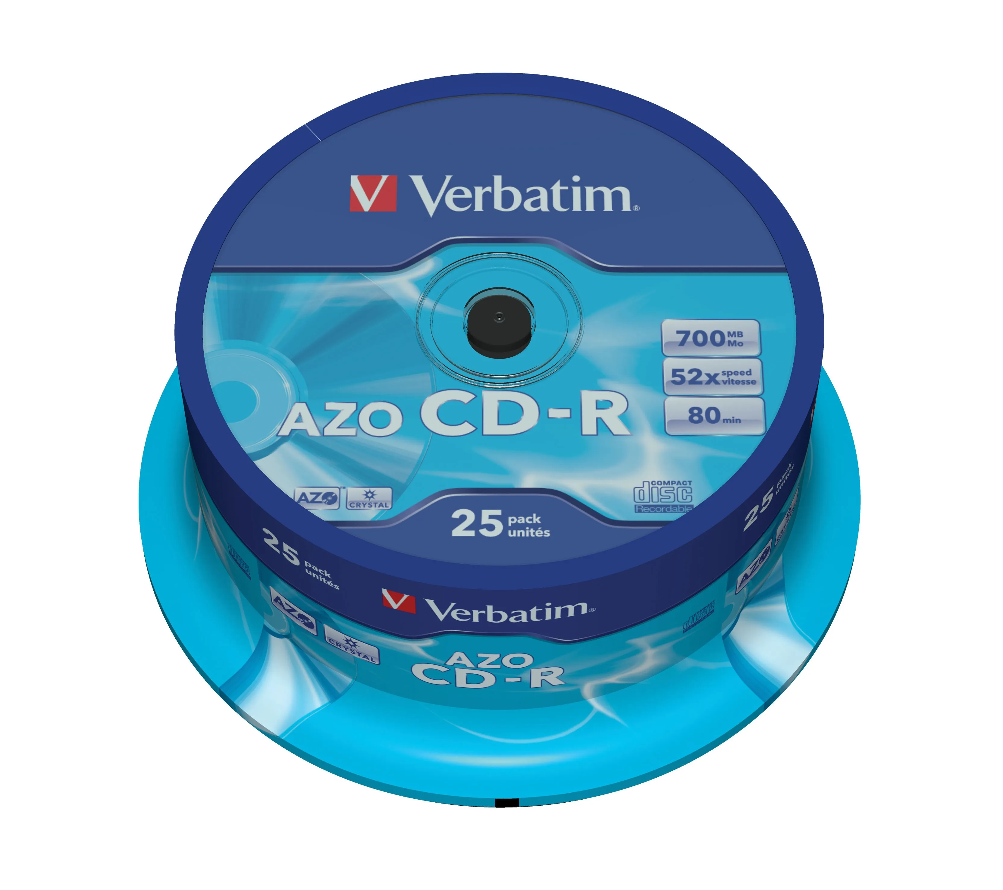Verbatim CD vierge AZO - 25 unités