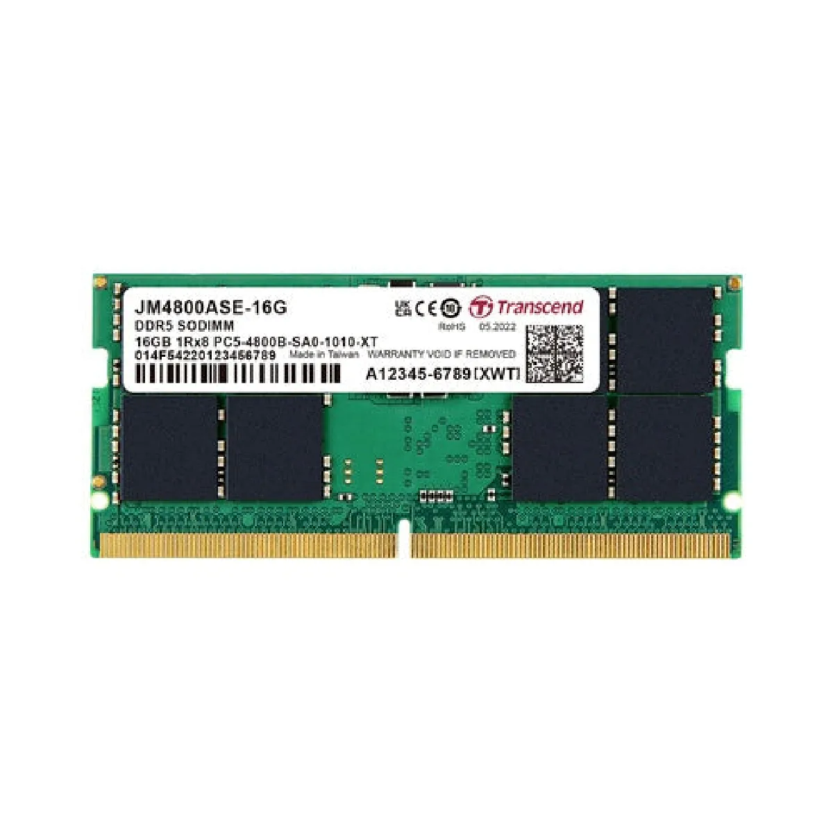 TRANSCEND  JM4800ASE-16G 16Go 4800MHz DDR5