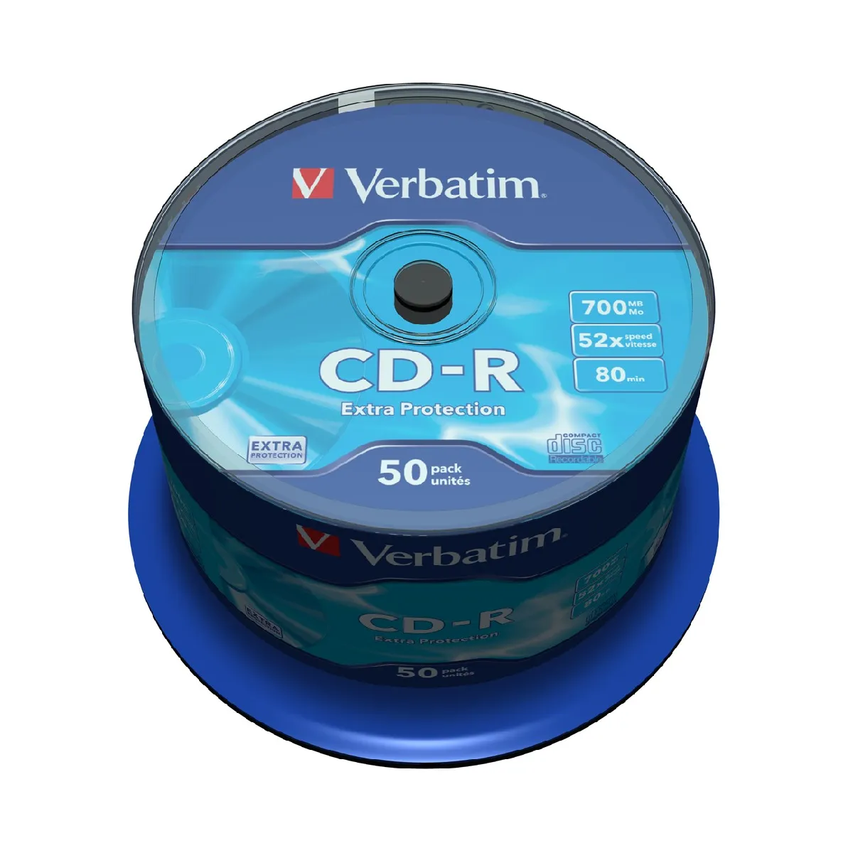 VERBATIM CDR 52X 700 Mo Pack 50 unités - vue 3