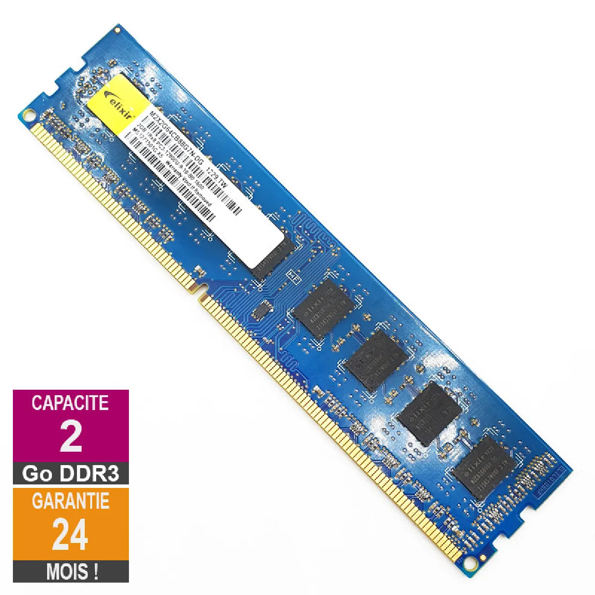 Elixir M2X2G64CB88G7N DG 2Go DDR3 1600 MHz