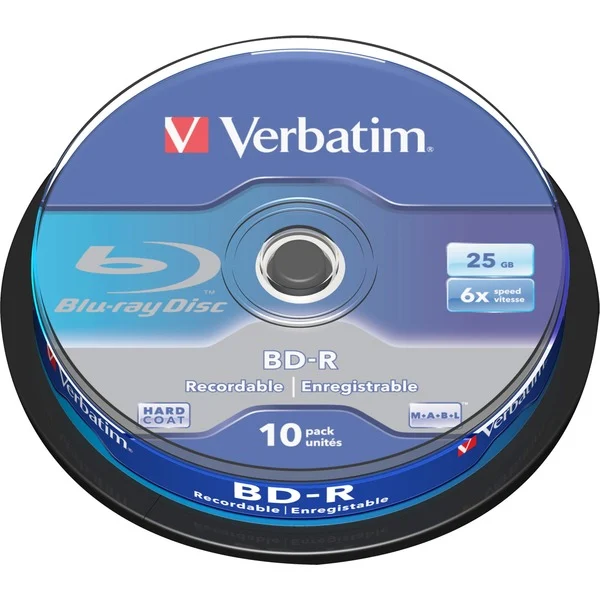 Verbatim BD R 25 Go certifié 6x Pack de 10 - vue 3