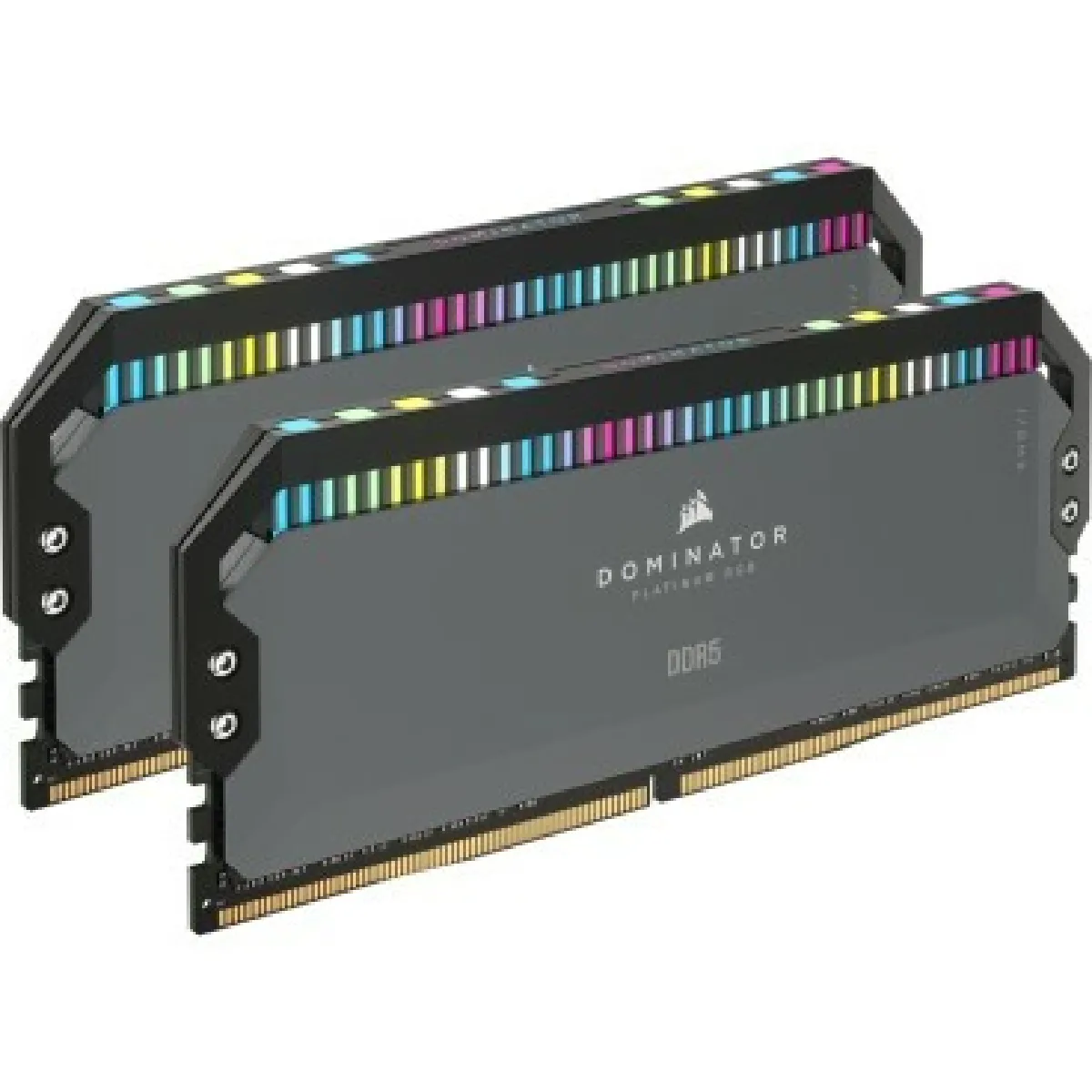 CORSAIR Dominator Platinum RGB DDR5 kit : 2 x DIMM 288 broches 2800 MHz / PC5 44800 CL36 1.25 V - vue 2