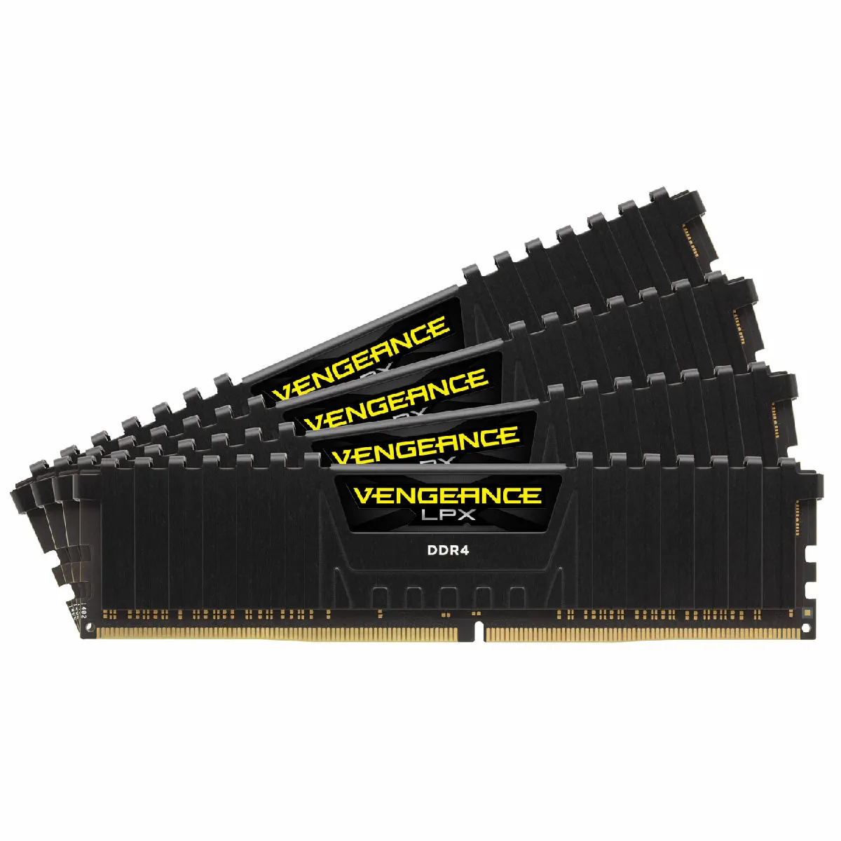 Mémoire RAM Corsair Vengeance LPX Series Low Profile 4x DDR4 2400 MHz CL14 CMK64GX4M4A2400C14