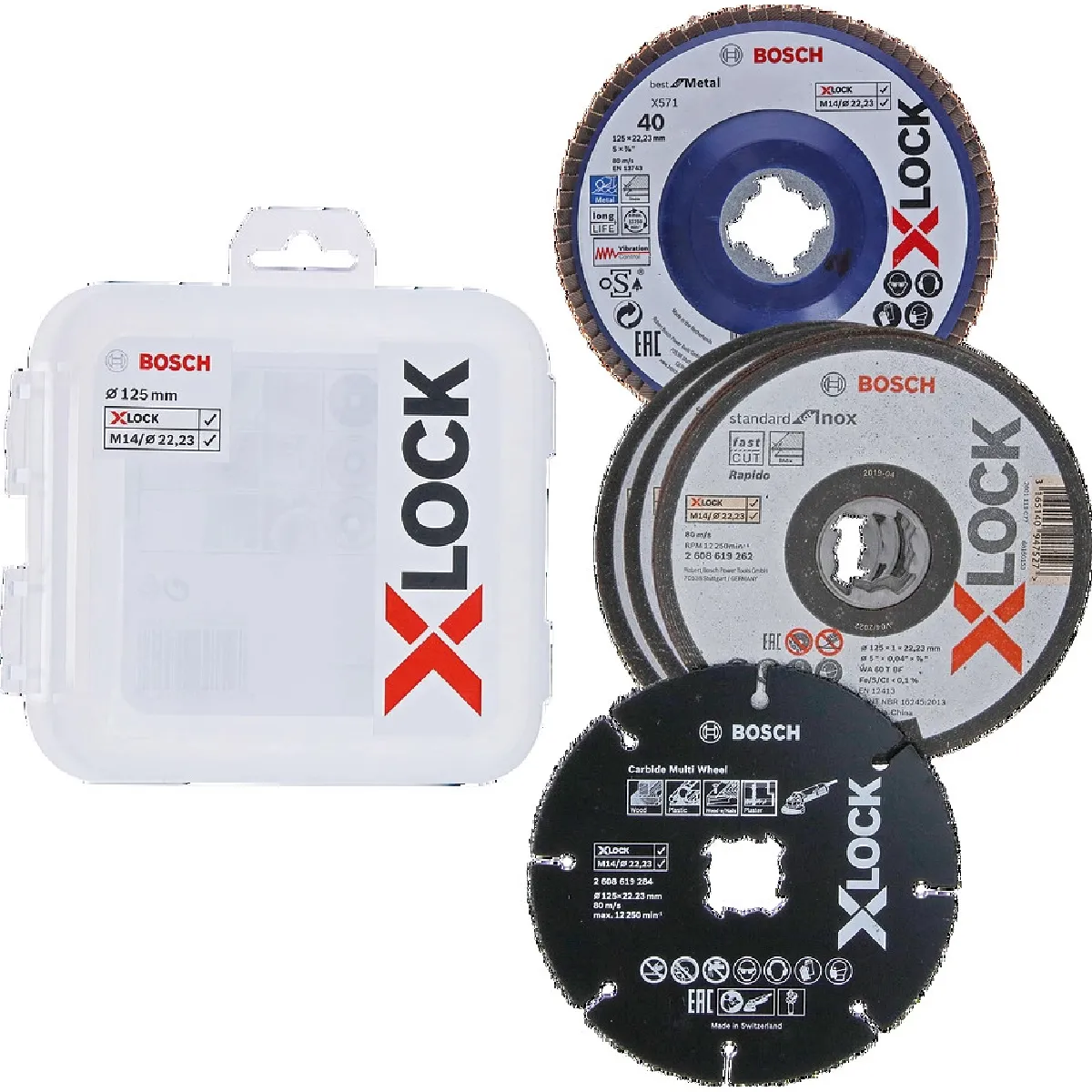 Bosch Coffrets XLOCK 125 mm