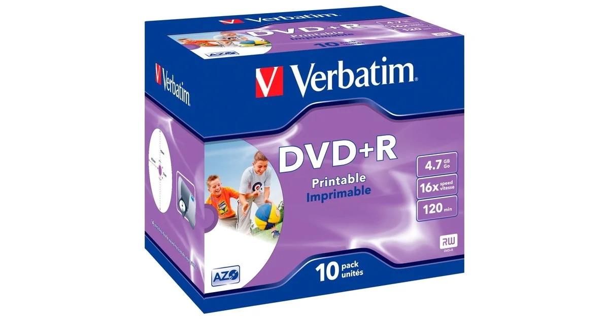 Verbatim DVD+R 4 7 GB 10 unités - vue 9