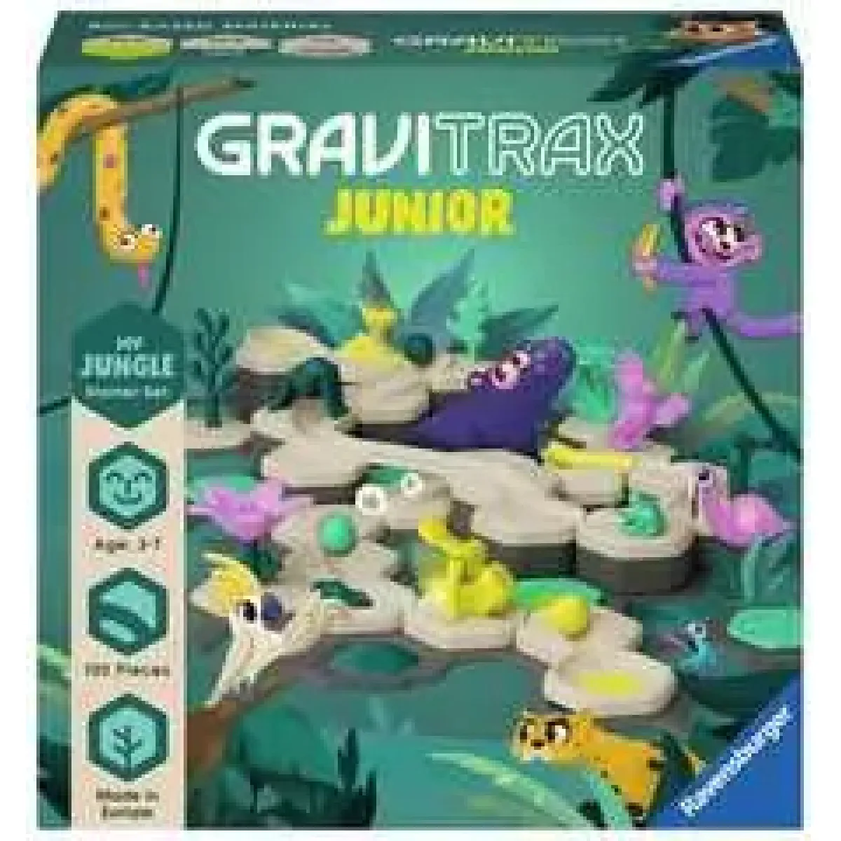 GraviTrax Junior Starter Set : my jungle Ravensburger Jeux France - vue 2