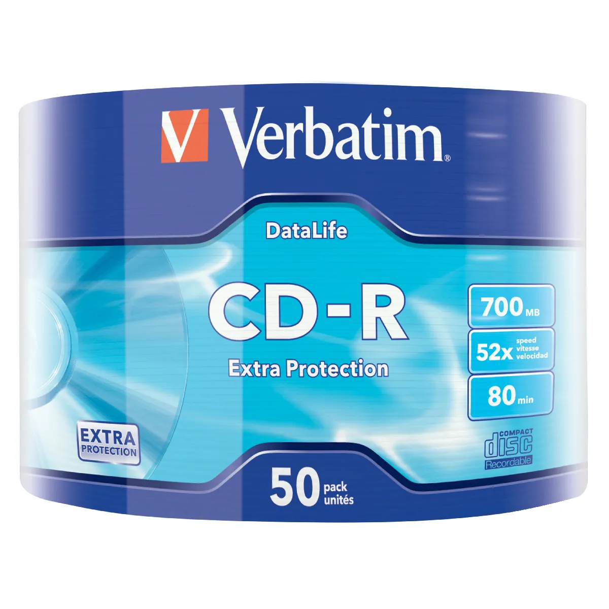 Verbatim CD R Extra Protection CD R 700Mo 50pièce - vue 7