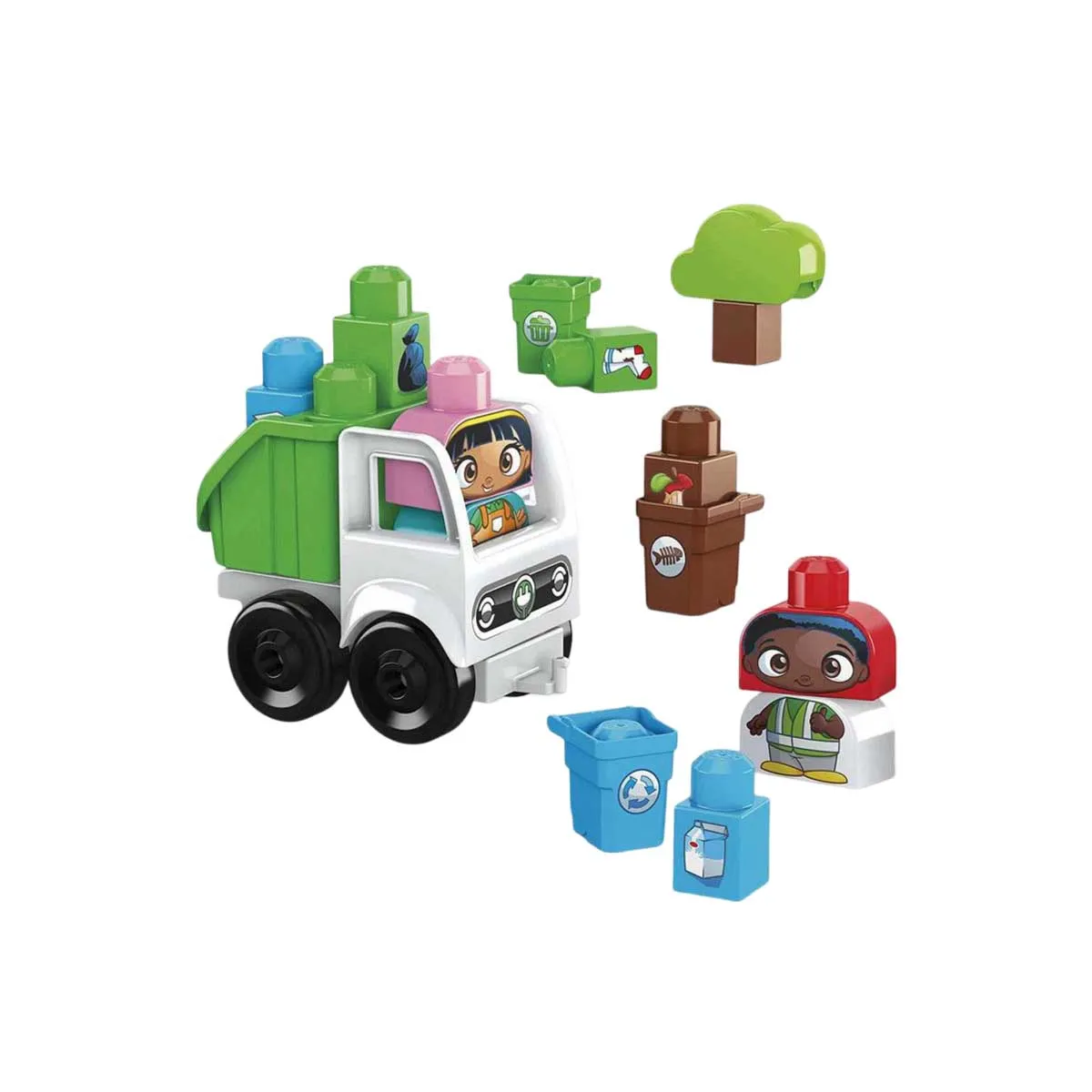 Fisher-Price Mega Bloks Green Town Camion de Tri