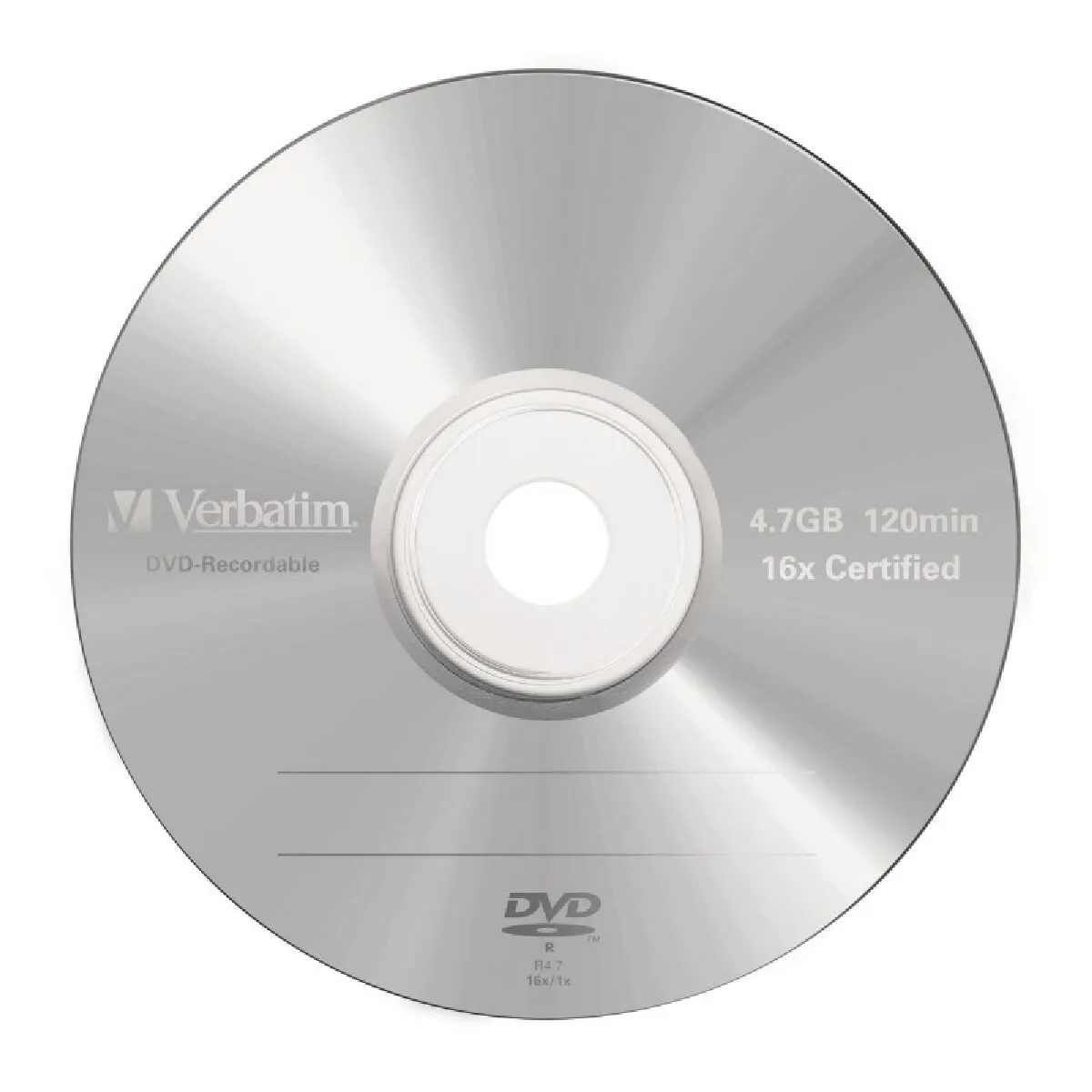 Verbatim DVD R 4.7 Go 16x par 5 boite - vue 1